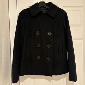 Marc Jacobs of Black Double-Breasted wool Coat